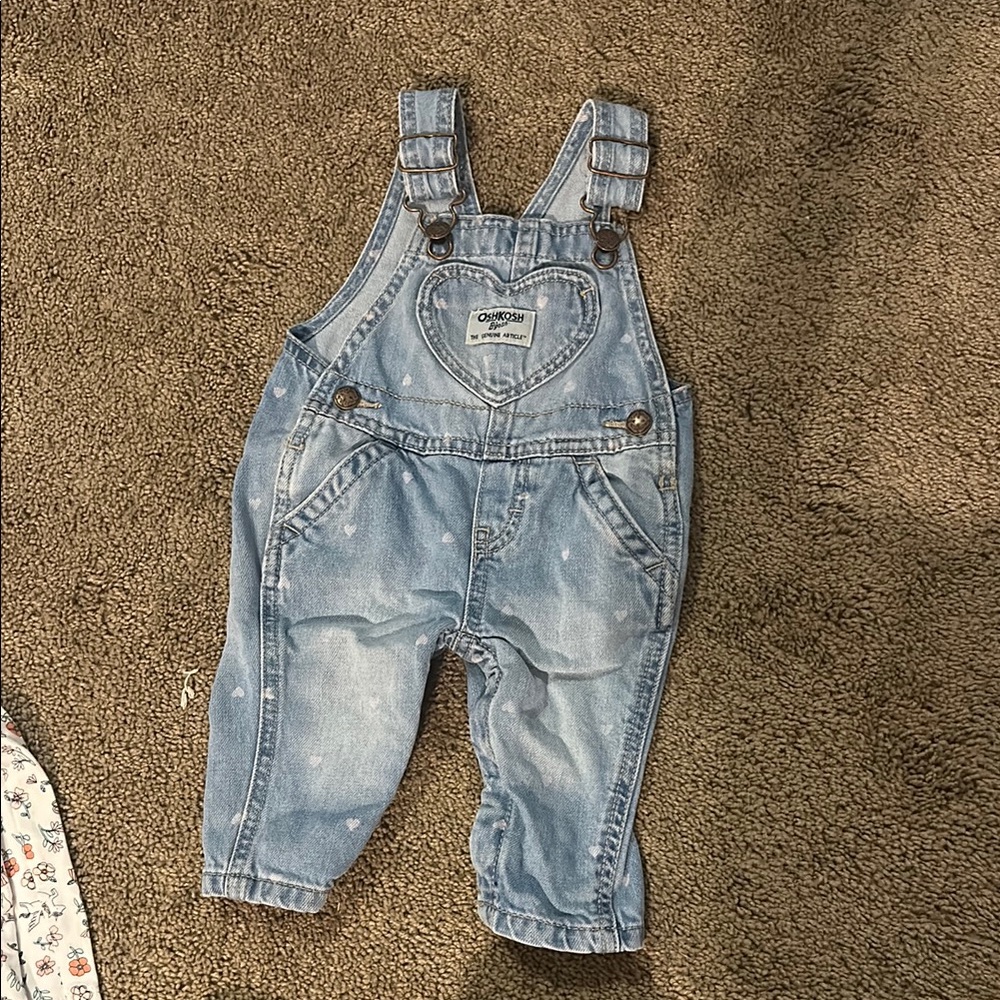 OshKosh B'gosh Blue Denim Overalls Casual Style